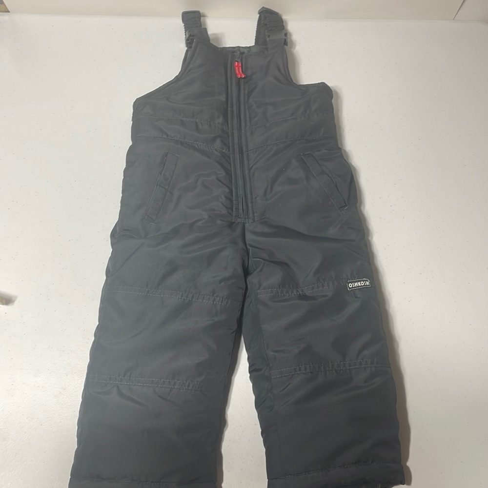 OshKosh B'Gosh Perfect Snowbib Skibib size 24M gray